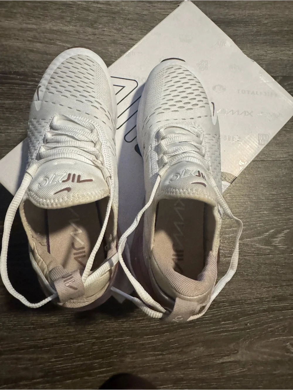 Women's Nike Air Max 270 White/Platinum Violet (AH6789 120)